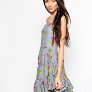 Free People Circle of Flowers Dress, Fits Loose